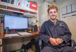 Loveland, Ohio Native Serves Aboard USS Antietam while conducting operations in the Philippine Sea