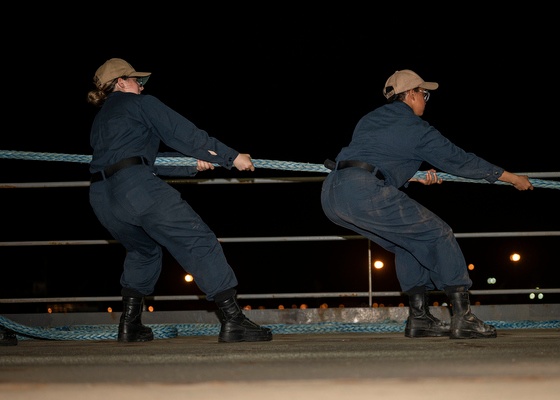 USS Hershel “Woody” Williams arrives in Djibouti