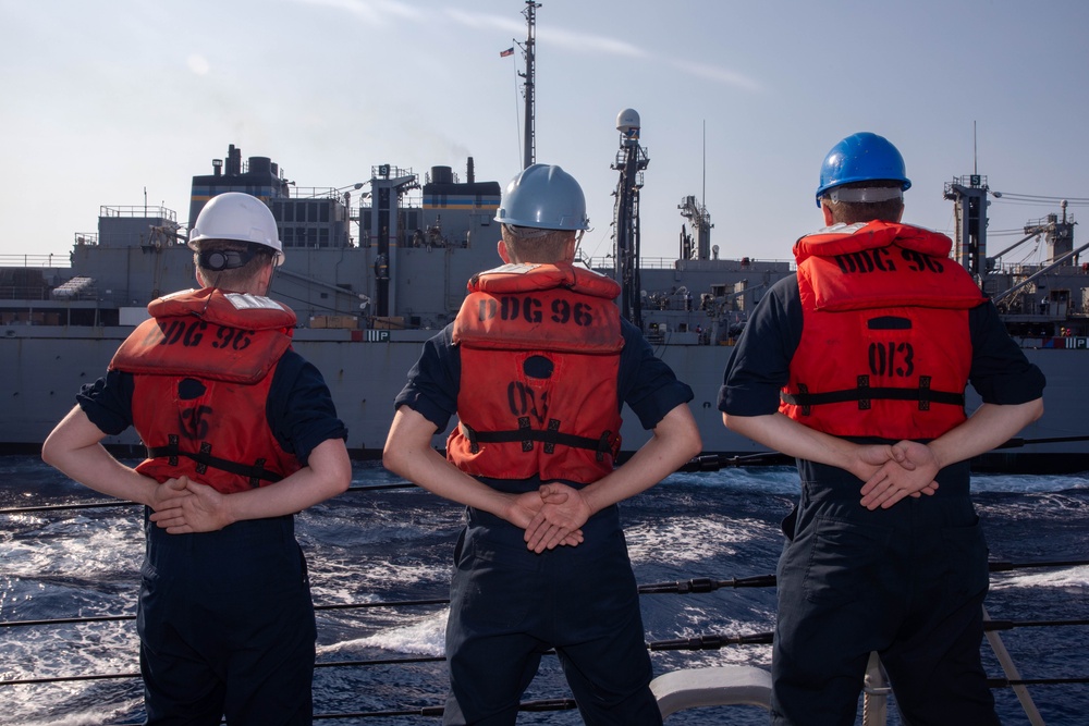 The USS Bainbridge is on a scheduled deployment in the U.S. Naval Forces Europe area of operations, employed by U.S. Sixth Fleet to defend U.S., Allied and Partner interests.