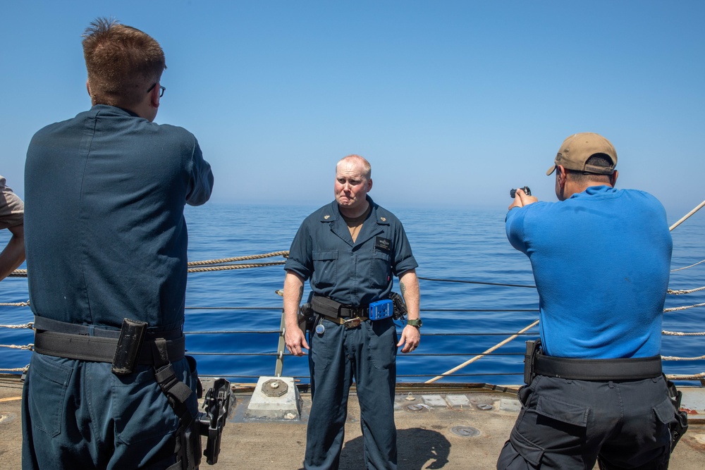 The USS Bainbridge is on a scheduled deployment in the U.S. Naval Forces Europe area of operations, employed by U.S. Sixth Fleet to defend U.S., Allied and Partner interests.