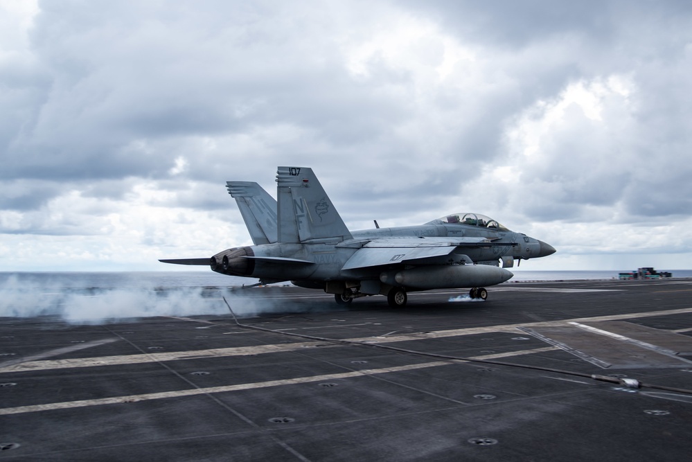 USS Ronald Reagan (CVN 76) conducts flight operations