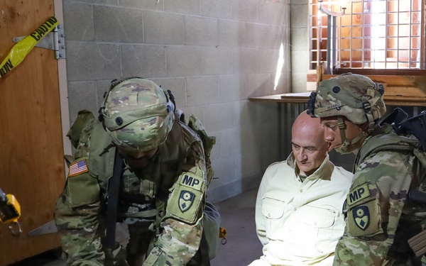 870th MP Company Soldiers perform Detainee Operations