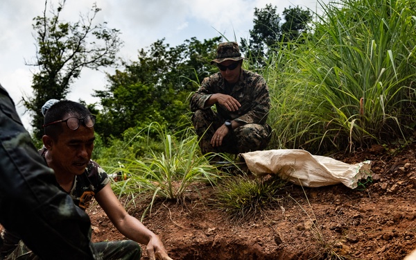HMA Thailand 22 | Royal Thai and U.S. Marine EOD technicians conduct large scale disposals