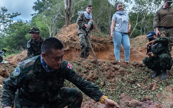HMA Thailand 22 | Royal Thai and U.S. Marine EOD technicians conduct large scale disposals