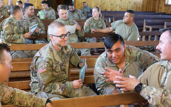 870th MP Company participate in Strong Bonds Program during Annual Training