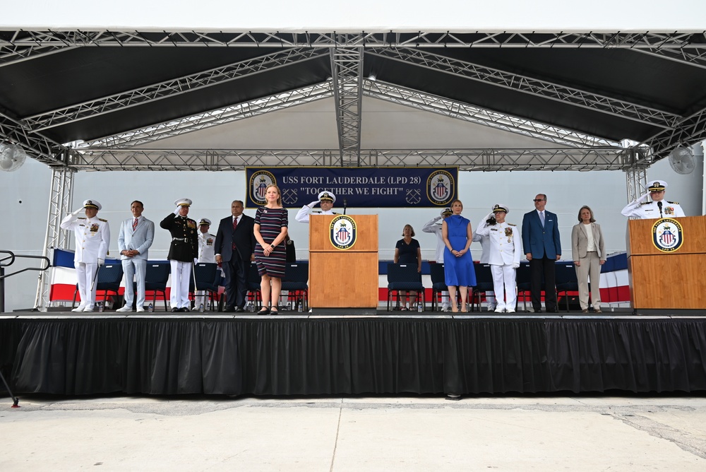 USS Fort Lauderdale (LPD 28) Commissions