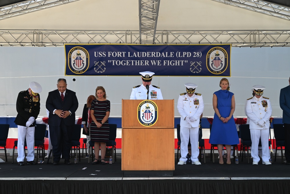 USS Fort Lauderdale (LPD 28) Commissions