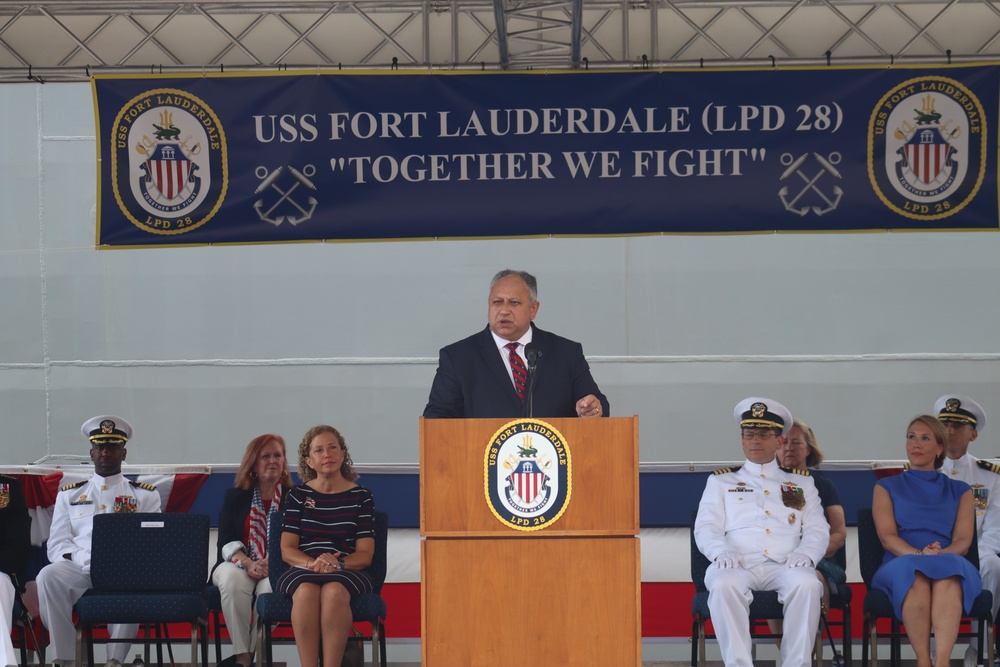 USS Fort Lauderdale (LPD 28) Commissions