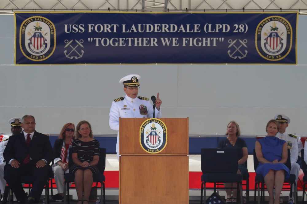 USS Fort Lauderdale (LPD 28) Commissions