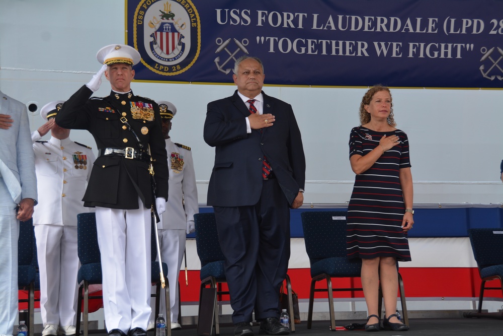 USS Fort Lauderdale (LPD 28) Commissions