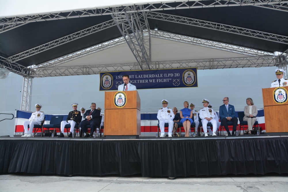 USS Fort Lauderdale (LPD 28) Commissions