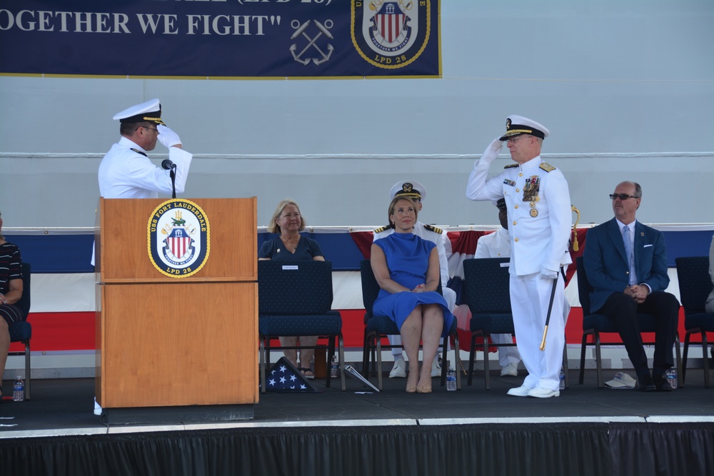 USS Fort Lauderdale (LPD 28) Commissions