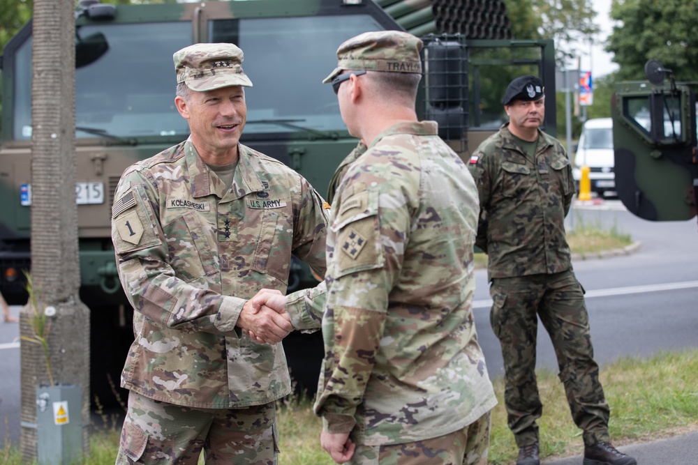 U.S. and Polish armies military picnic in Poland