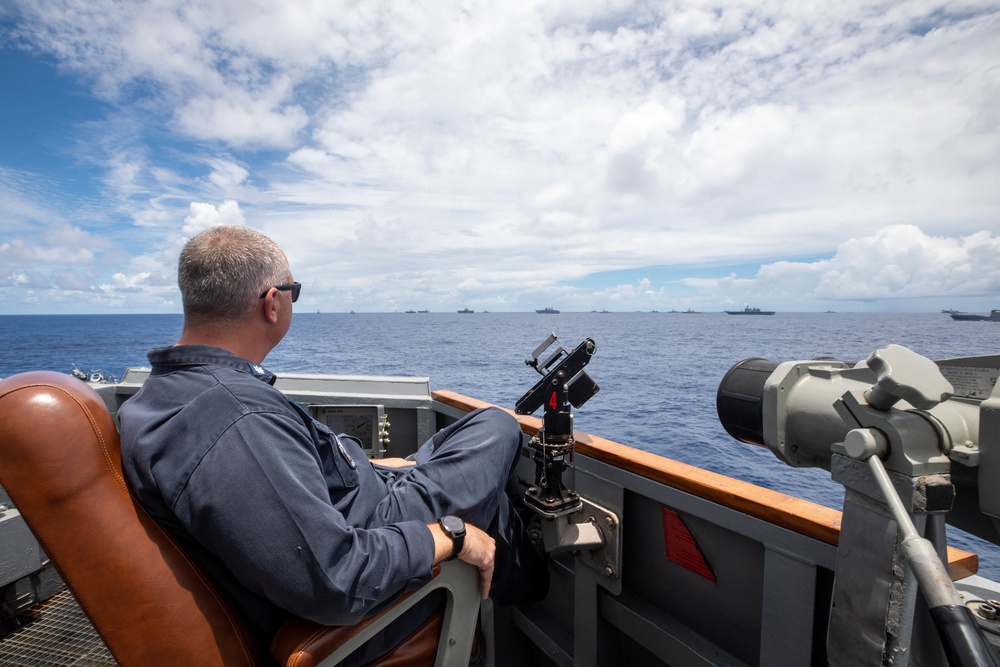 RIMPAC 2022 Fleet Sails in Formation