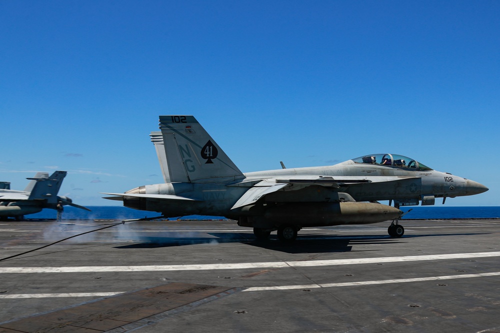 USS Abraham Lincoln Conducts Flight Operations during RIMPAC 2022