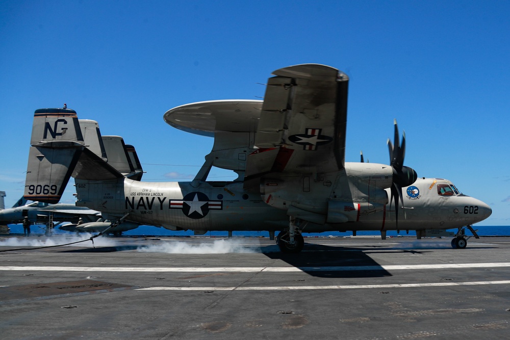 USS Abraham Lincoln Conducts Flight Operations during RIMPAC 2022