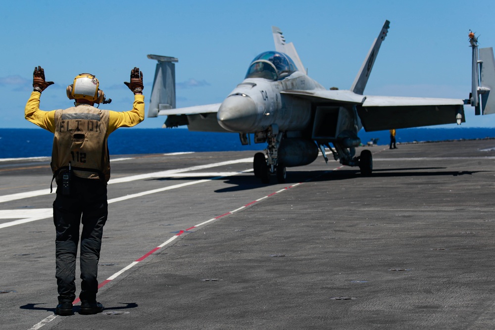 USS Abraham Lincoln Conducts Flight Operations during RIMPAC 2022