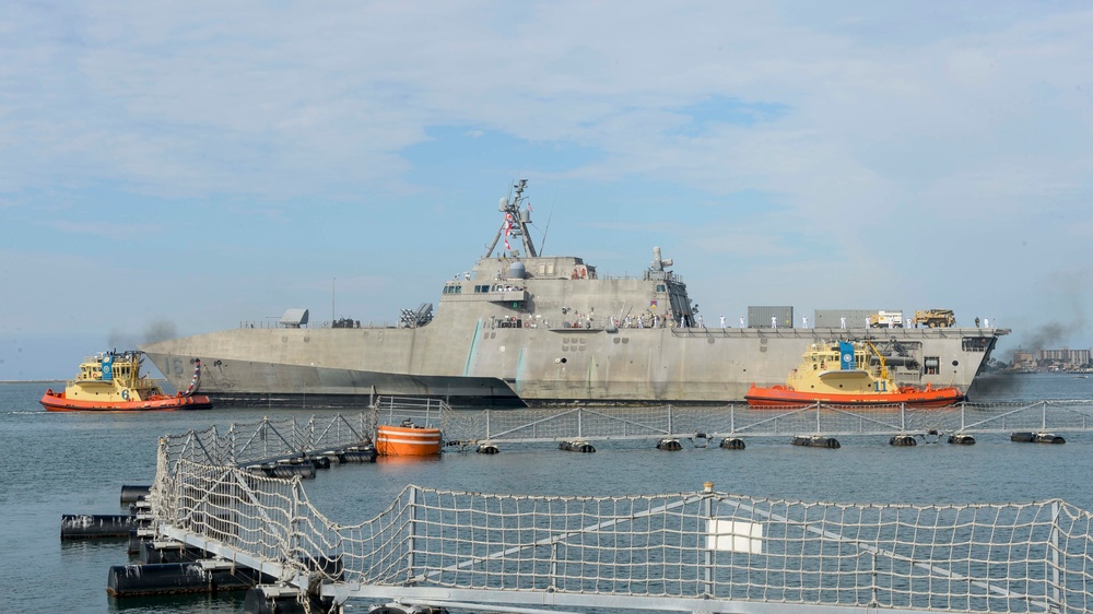 USS Tulsa (LCS 16) Returns to Homeport