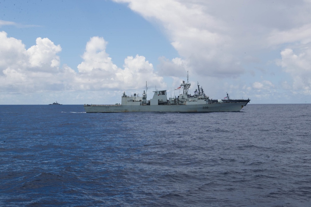 RIMPAC 2022 Fleet Sails in Formation