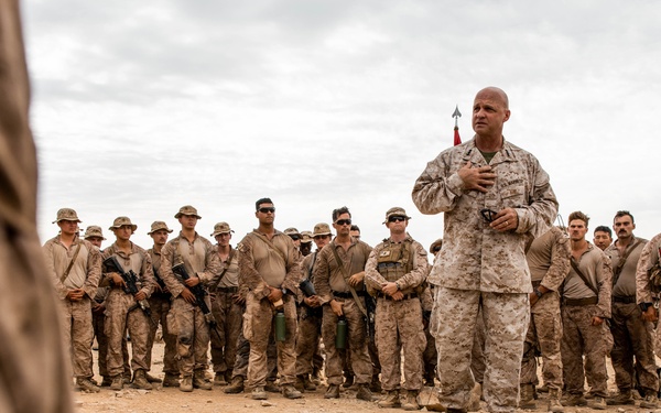 Lt. Gen. David G. Bellon visits range 410