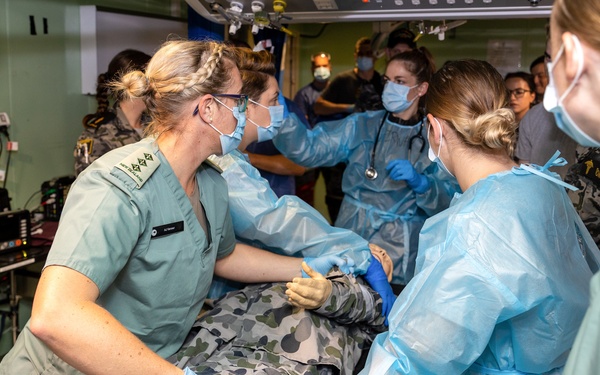 PCRF Medical Interchangability HMAS Canberra RIMPAC 2022