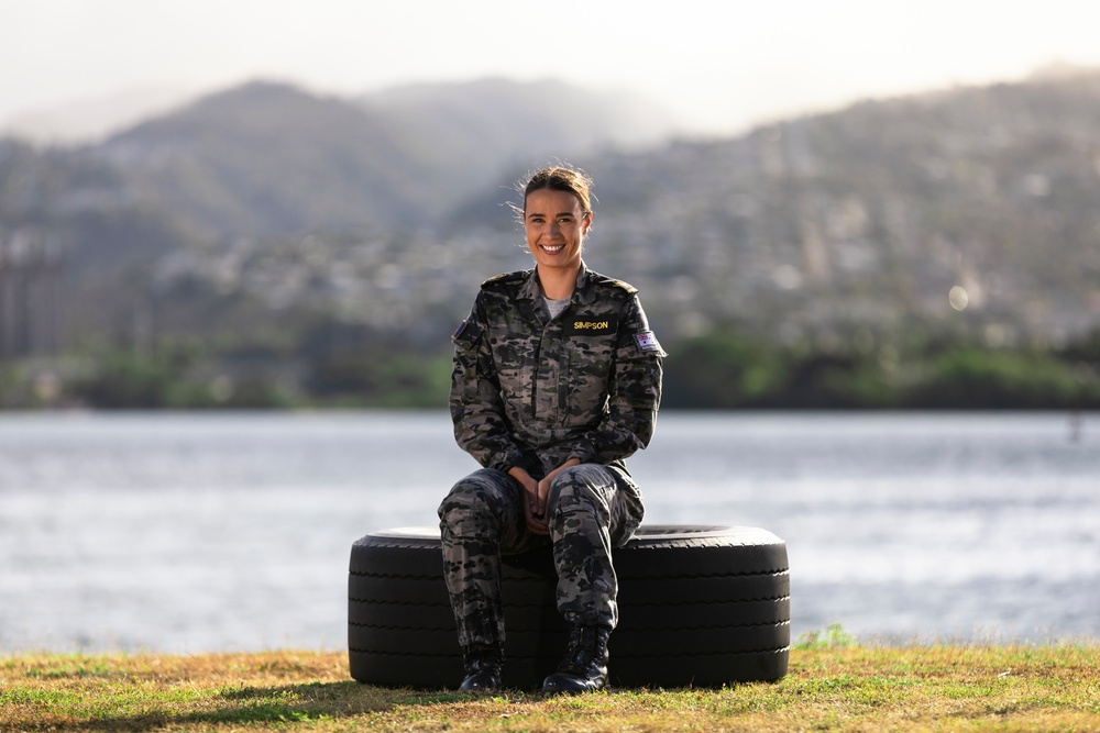 Faces of RIMPAC 2022 - AB Sharni Simpson - Royal Australian Navy