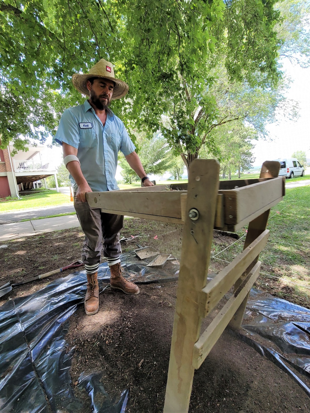 Archaeology team works on special survey on Fort McCoy's South Post