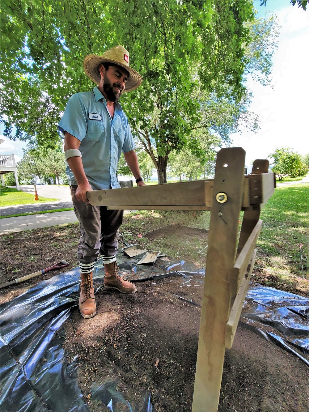 Archaeology team works on special survey on Fort McCoy's South Post