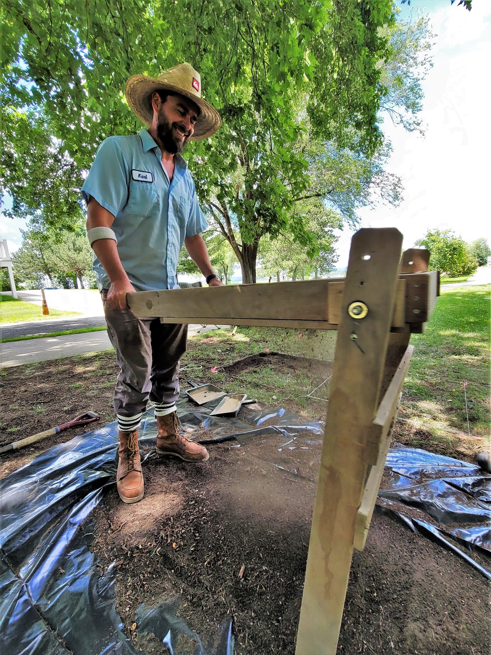 Archaeology team works on special survey on Fort McCoy's South Post