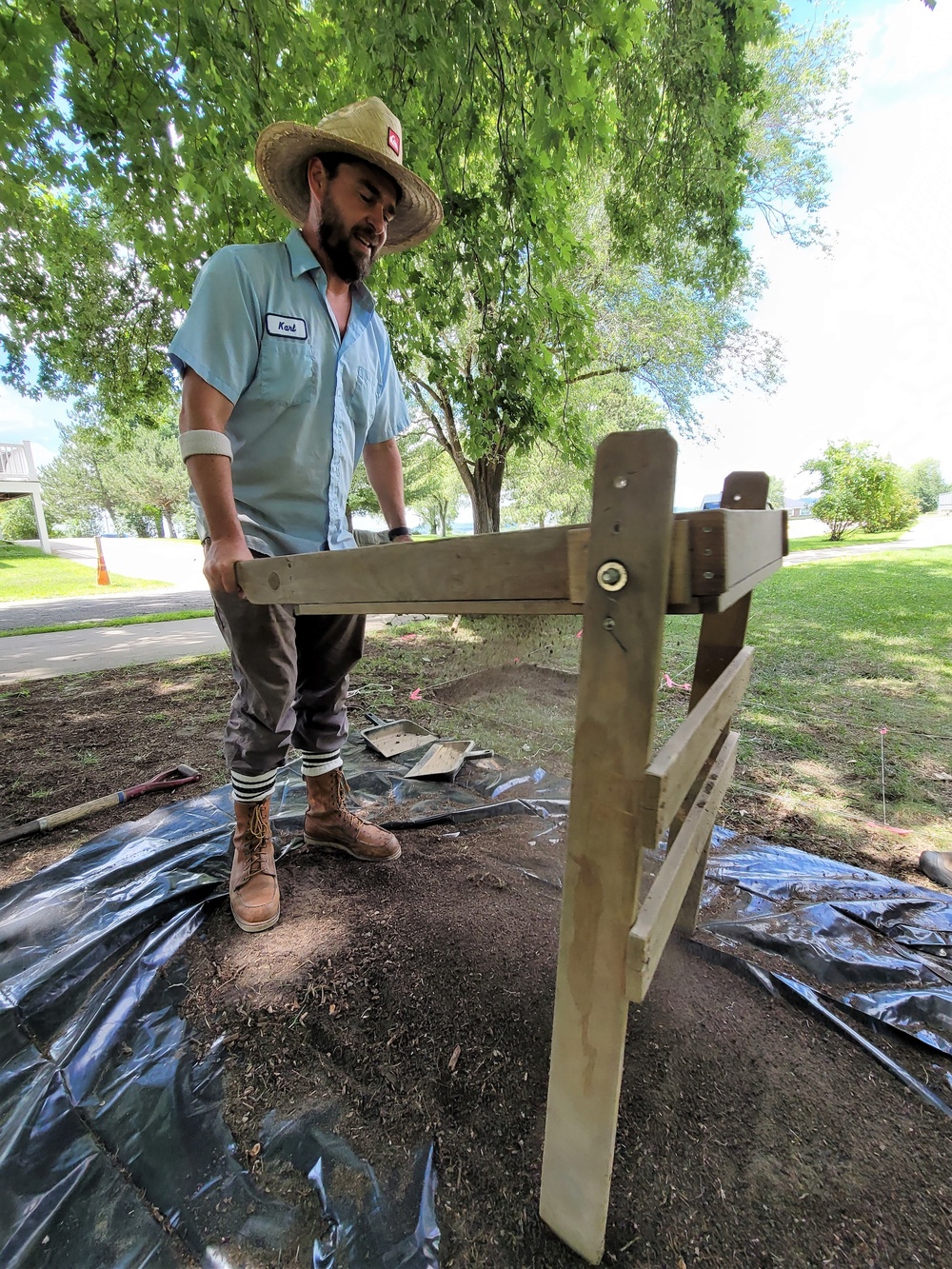 Archaeology team works on special survey on Fort McCoy's South Post