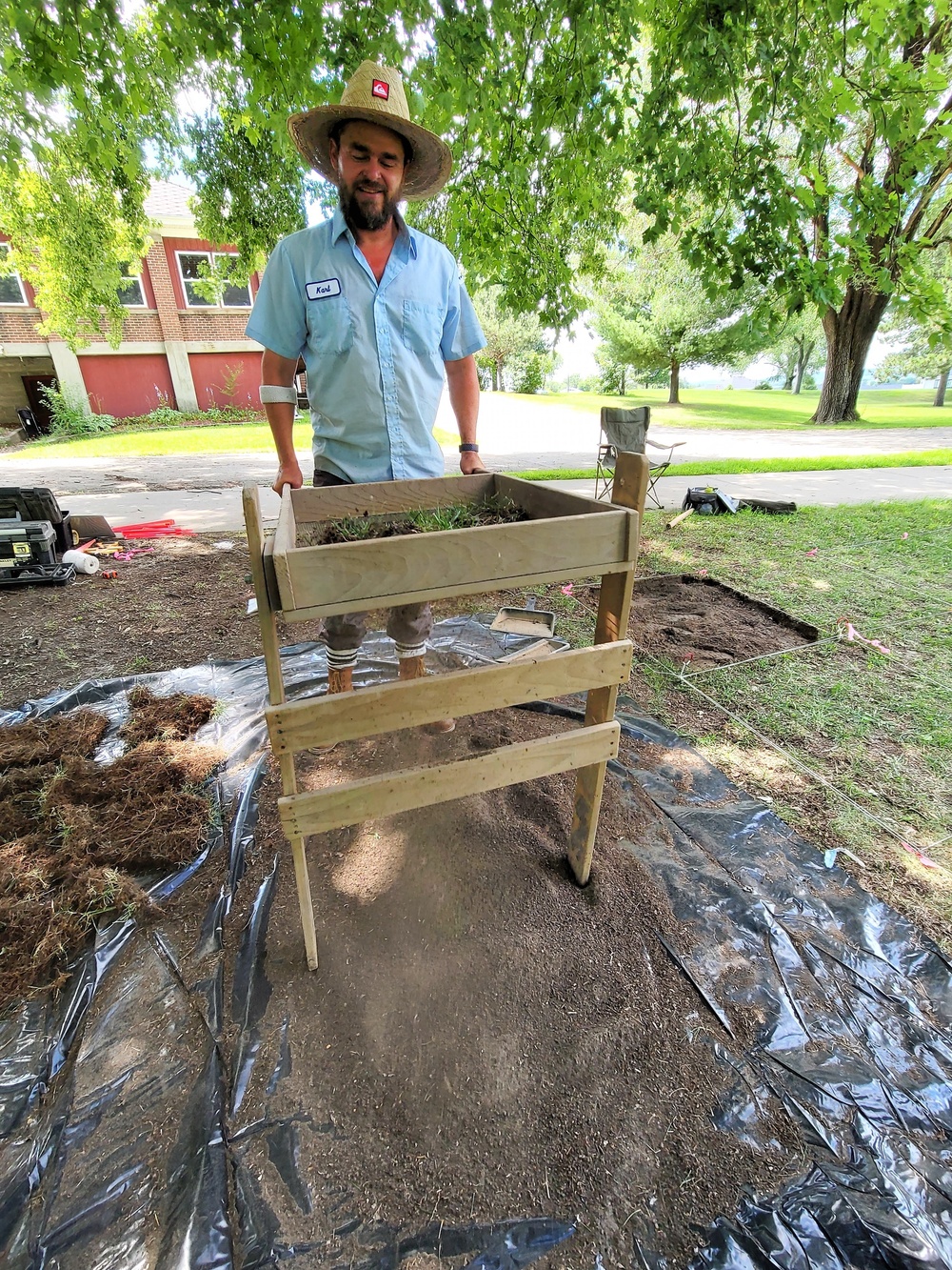 Archaeology team works on special survey on Fort McCoy's South Post