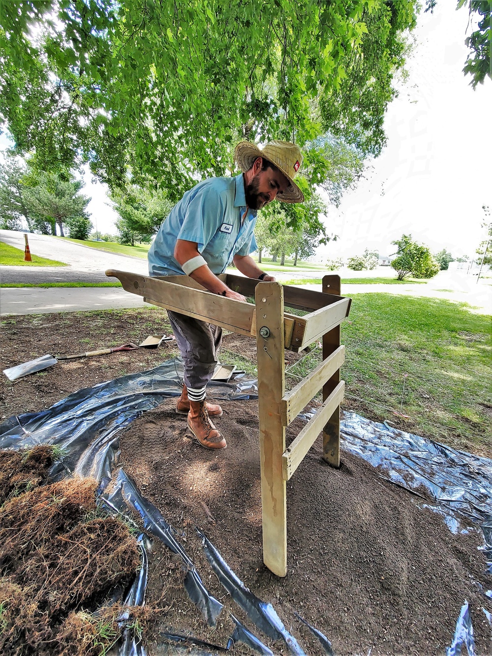 Archaeology team works on special survey on Fort McCoy's South Post