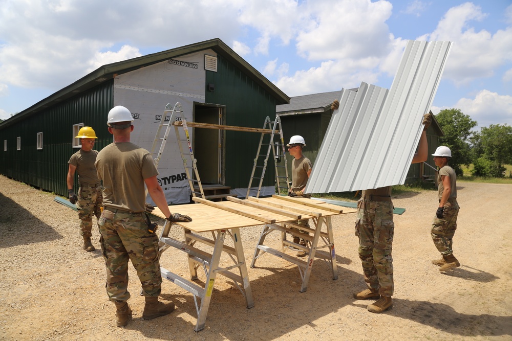 Army Reserve's 389th Engineer Company Soldiers build skills supporting troop project at Fort McCoy