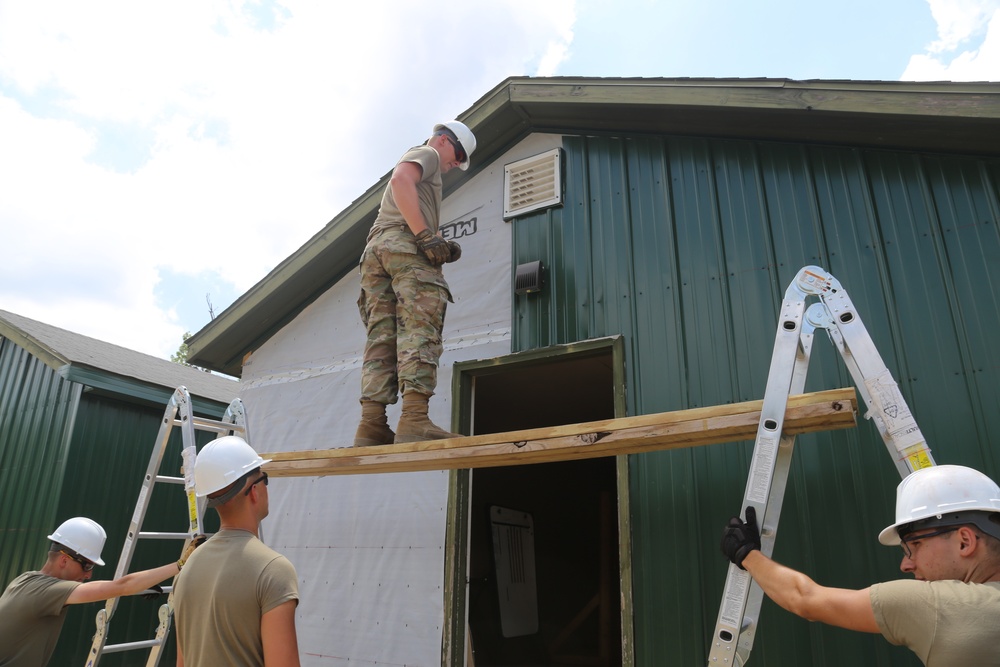 Army Reserve's 389th Engineer Company Soldiers build skills supporting troop project at Fort McCoy