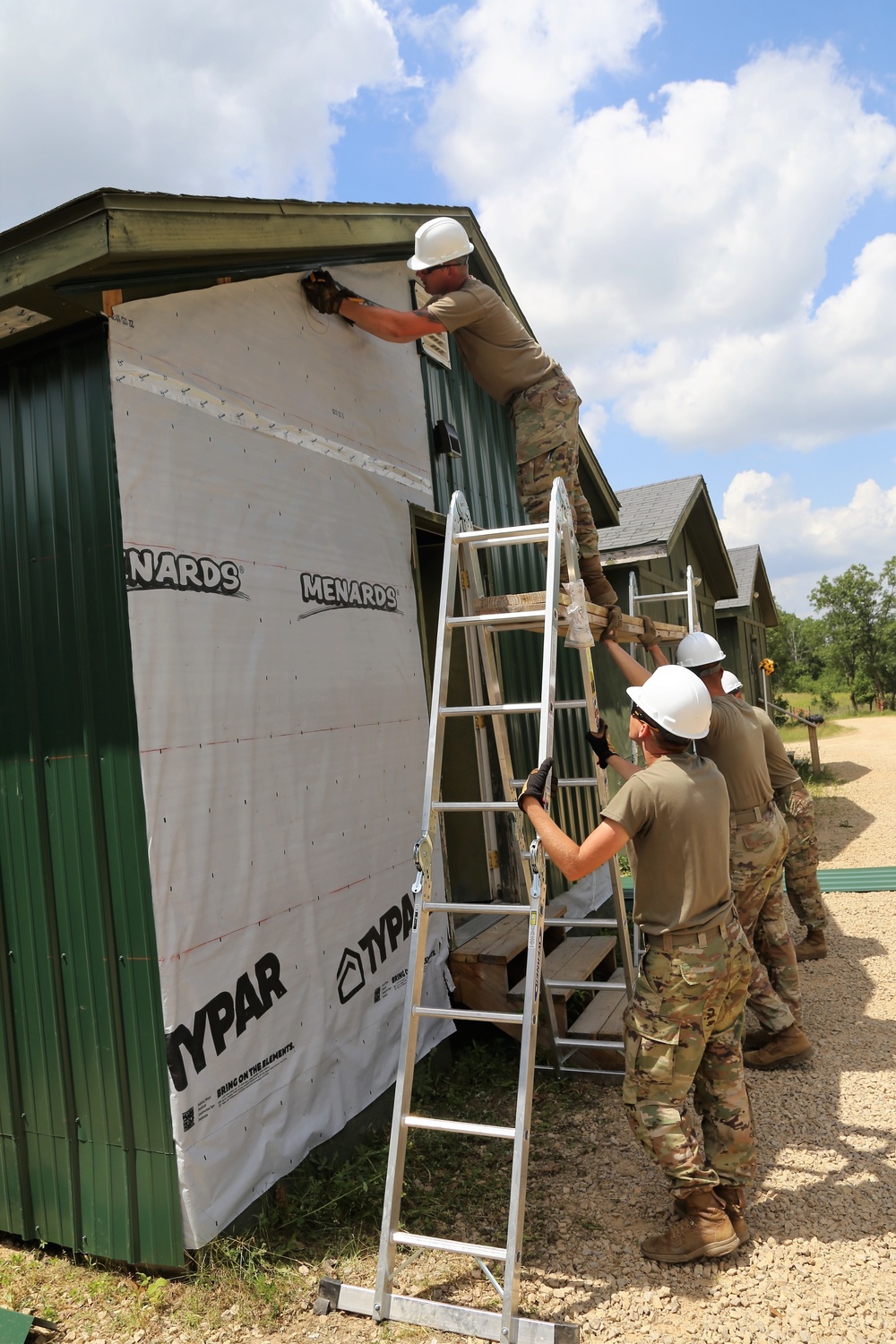 Army Reserve's 389th Engineer Company Soldiers build skills supporting troop project at Fort McCoy