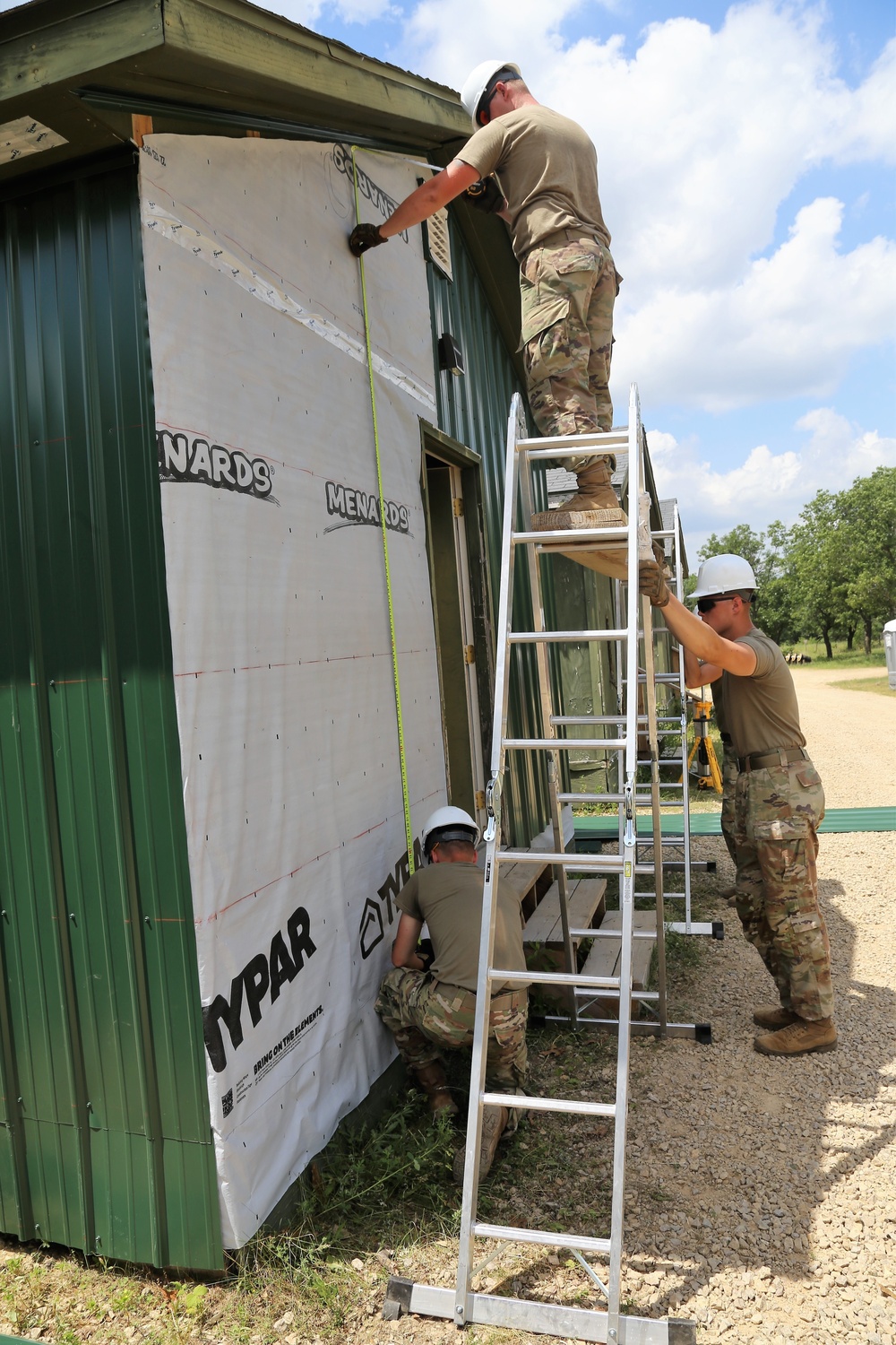 Army Reserve's 389th Engineer Company Soldiers build skills supporting troop project at Fort McCoy