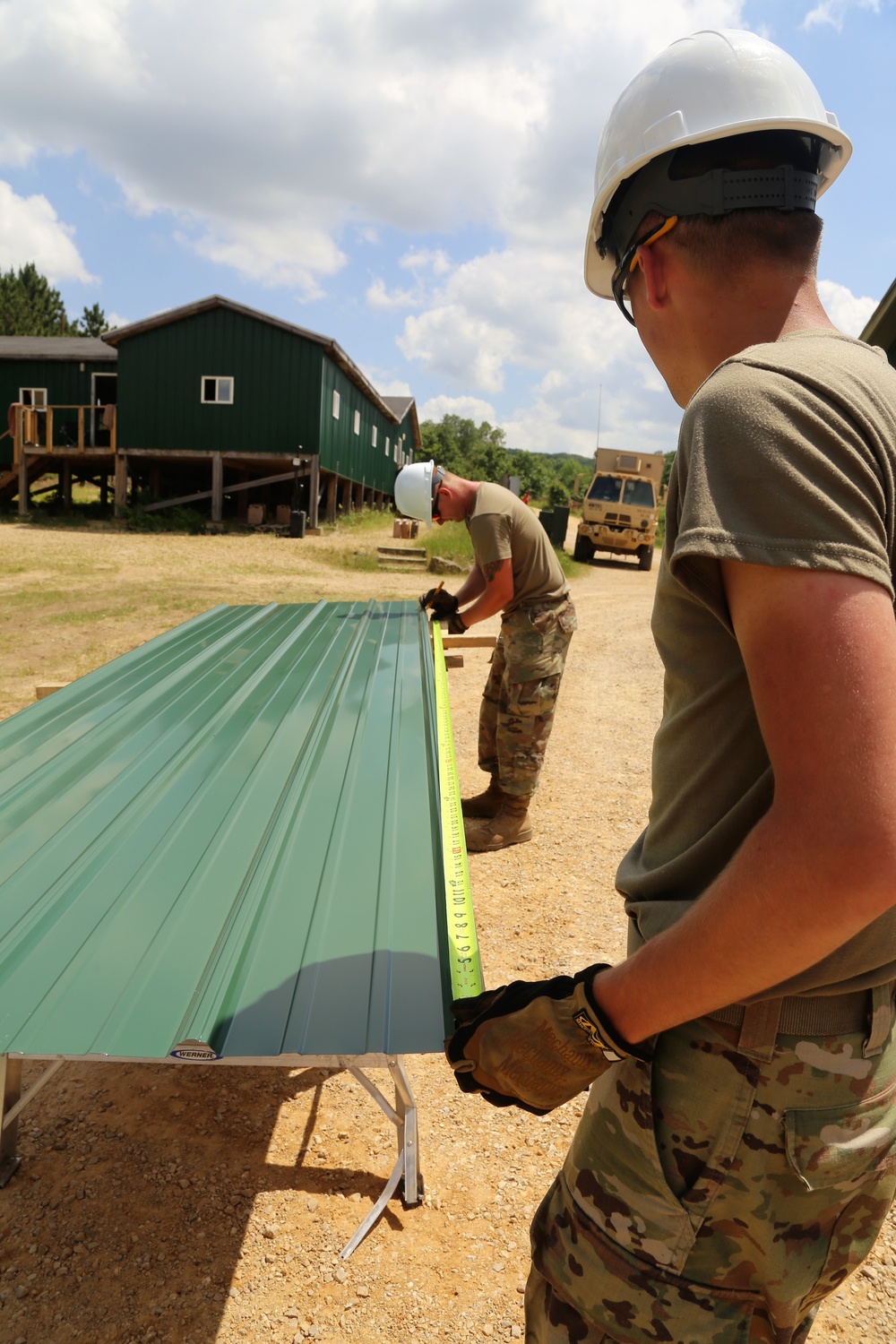 Army Reserve's 389th Engineer Company Soldiers build skills supporting troop project at Fort McCoy