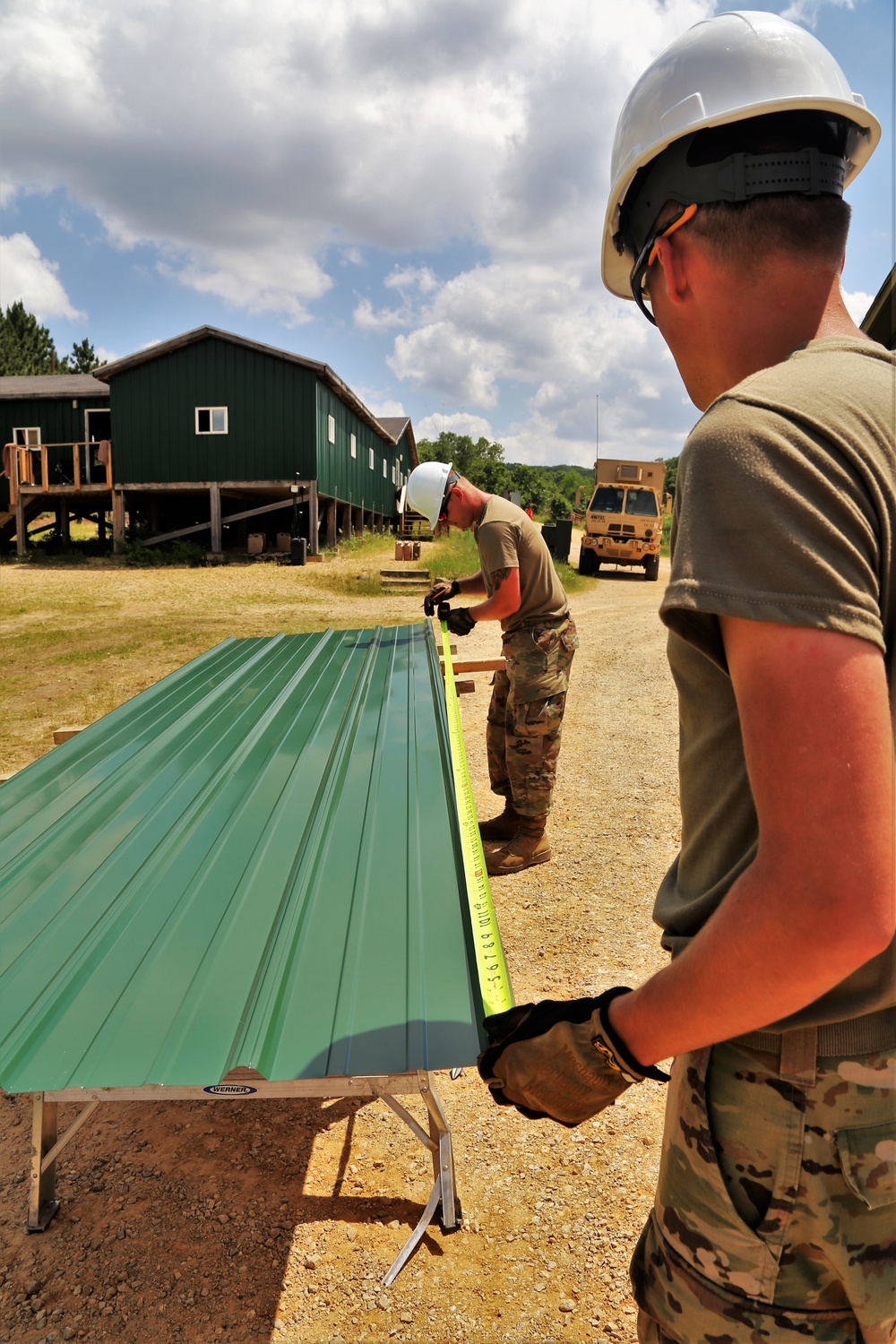 Army Reserve's 389th Engineer Company Soldiers build skills supporting troop project at Fort McCoy