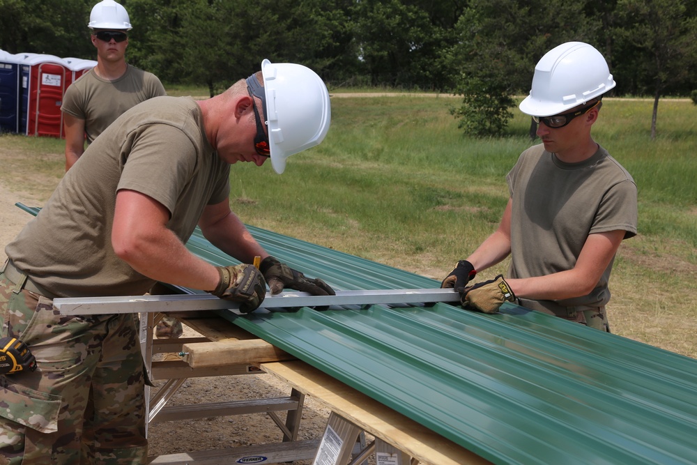 Army Reserve's 389th Engineer Company Soldiers build skills supporting troop project at Fort McCoy