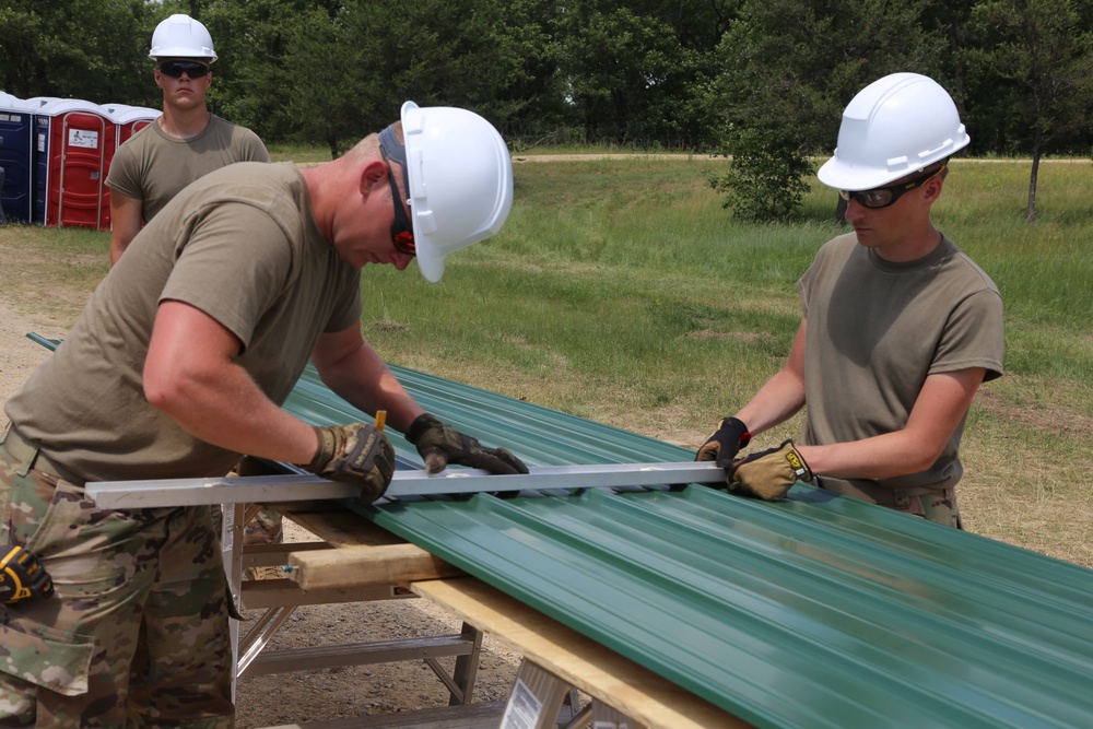 Army Reserve's 389th Engineer Company Soldiers build skills supporting troop project at Fort McCoy