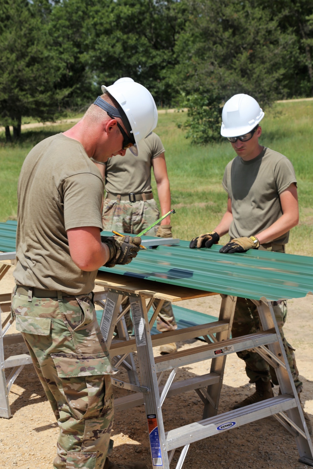 Army Reserve's 389th Engineer Company Soldiers build skills supporting troop project at Fort McCoy