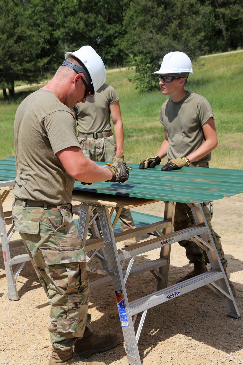 Army Reserve's 389th Engineer Company Soldiers build skills supporting troop project at Fort McCoy