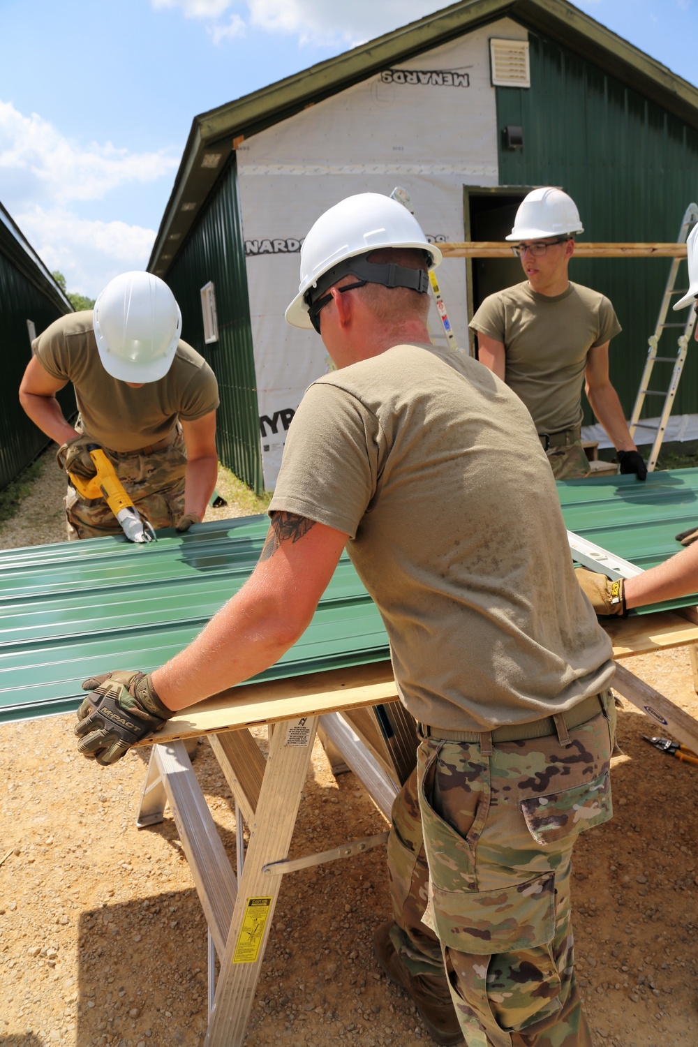 Army Reserve's 389th Engineer Company Soldiers build skills supporting troop project at Fort McCoy