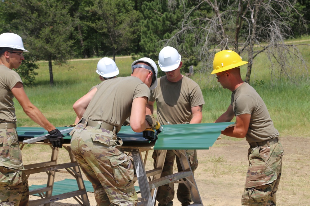 Army Reserve's 389th Engineer Company Soldiers build skills supporting troop project at Fort McCoy