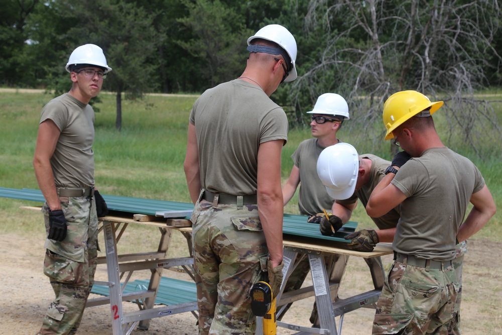 Army Reserve's 389th Engineer Company Soldiers build skills supporting troop project at Fort McCoy