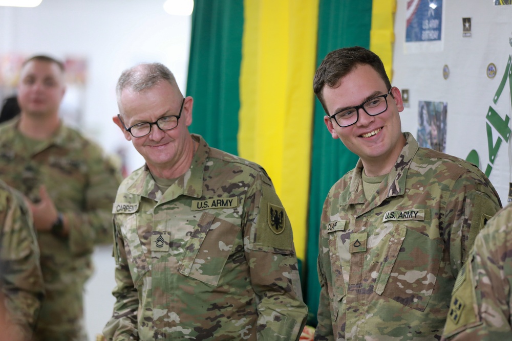 U.S. Soldiers host cake cutting ceremony at Camp Buehring