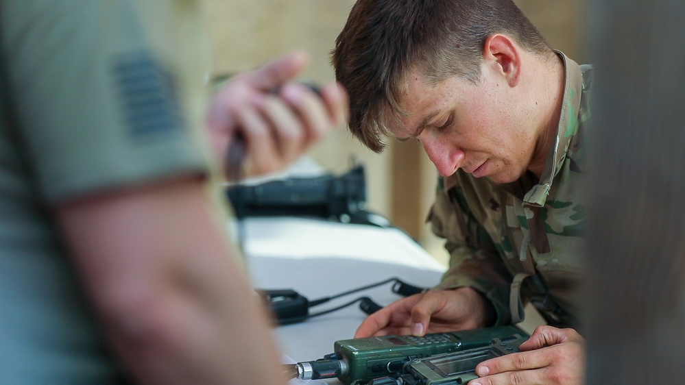 U.S. Soldiers take Expert Soldier Badge test at Camp Buehring