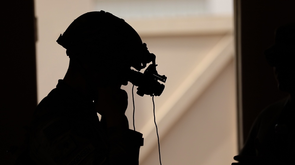 U.S. Soldiers take Expert Soldier Badge test at Camp Buehring