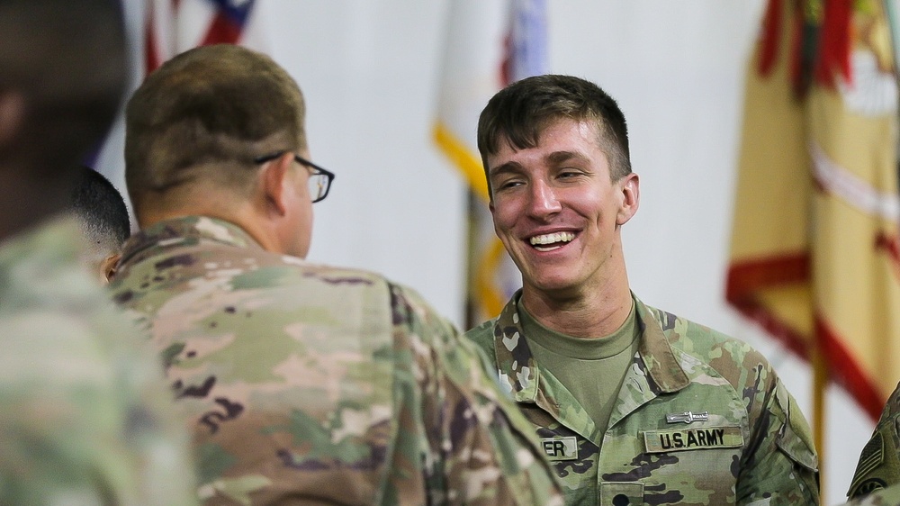 U.S. Soldiers take Expert Soldier Badge test at Camp Buehring