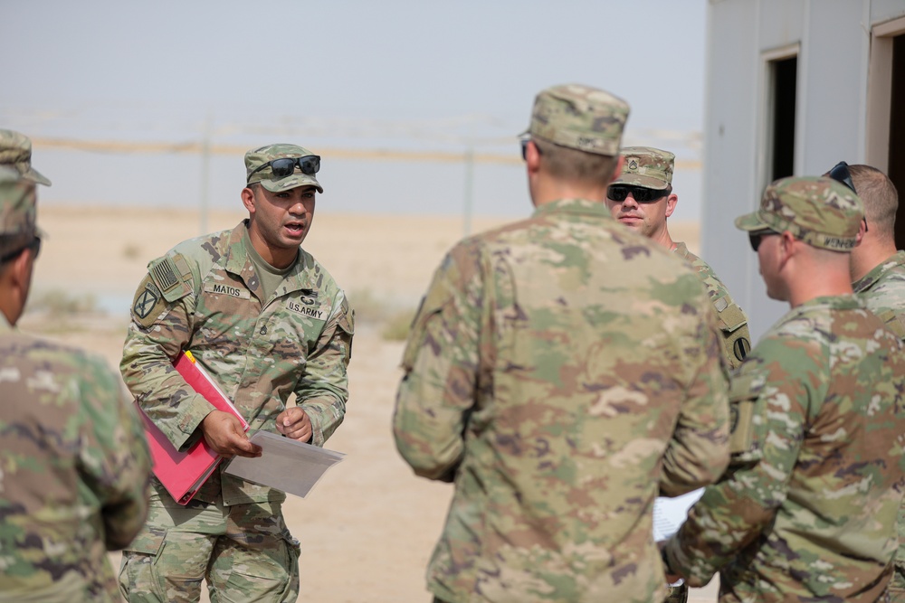 Leader Training Brigade Soldiers visit Camp Buehring to validate ESB